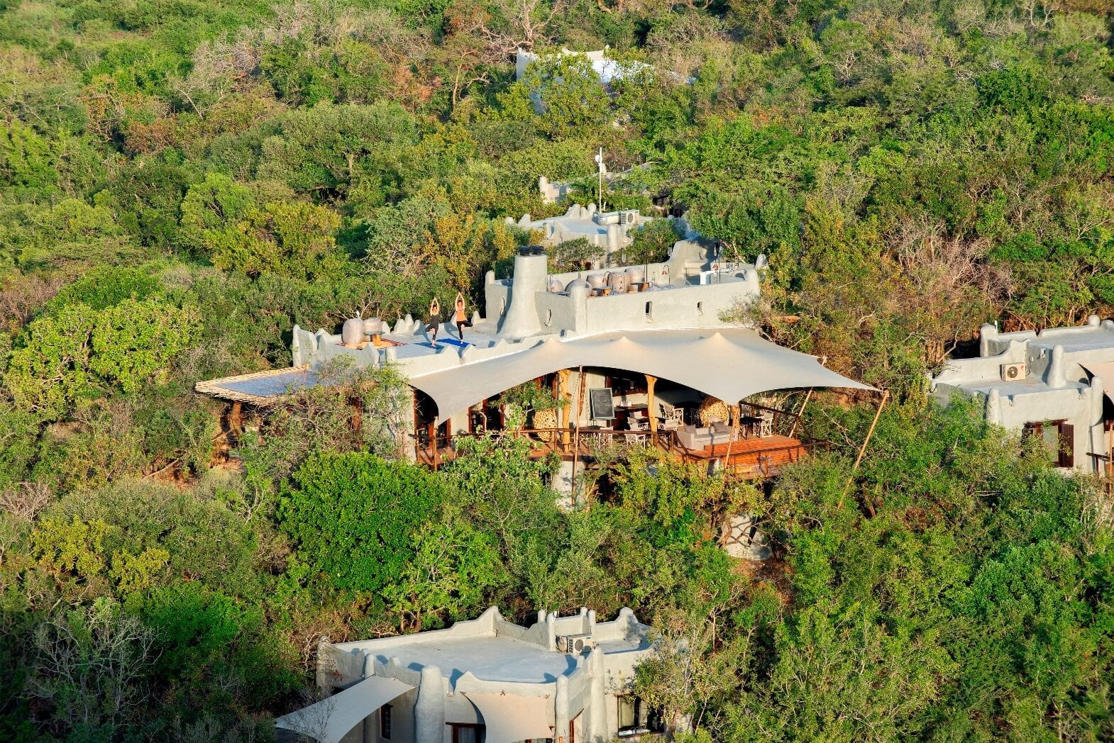 Aerial view of Phinda Rock Lodge