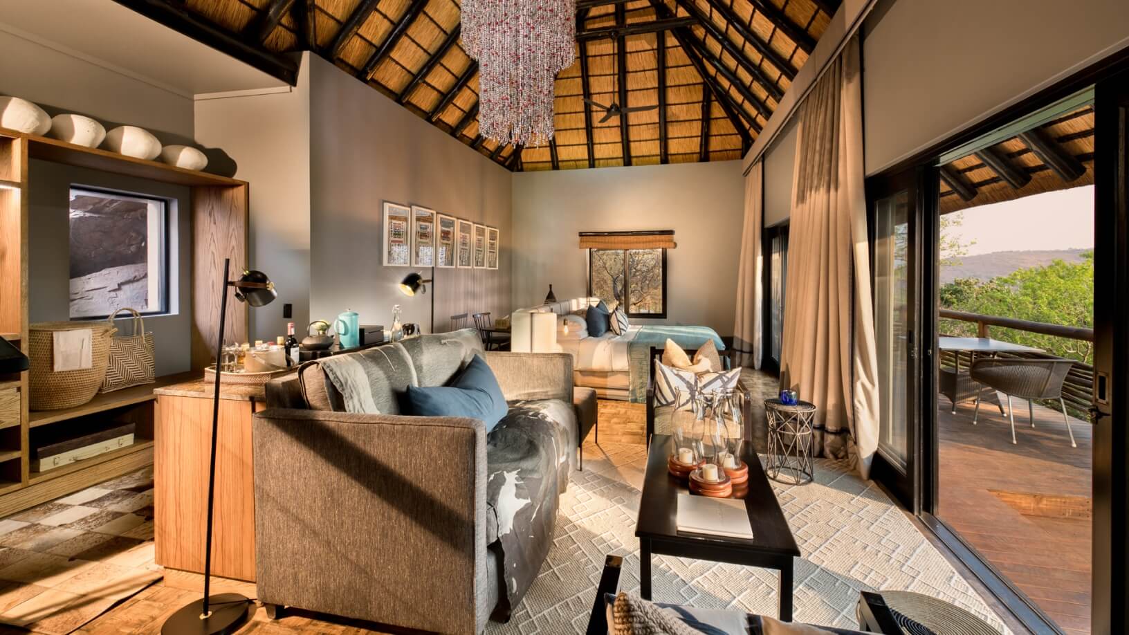 Phinda Mountain Suite Lounge Area