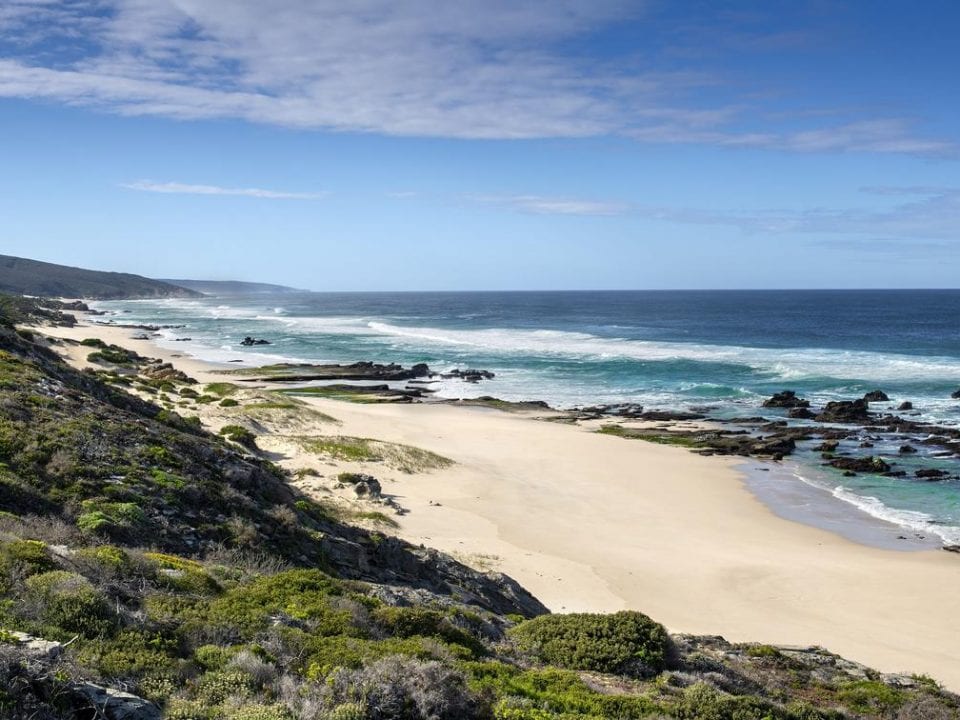 Prisitine beach areas in the De Hoop Nature Reserve
