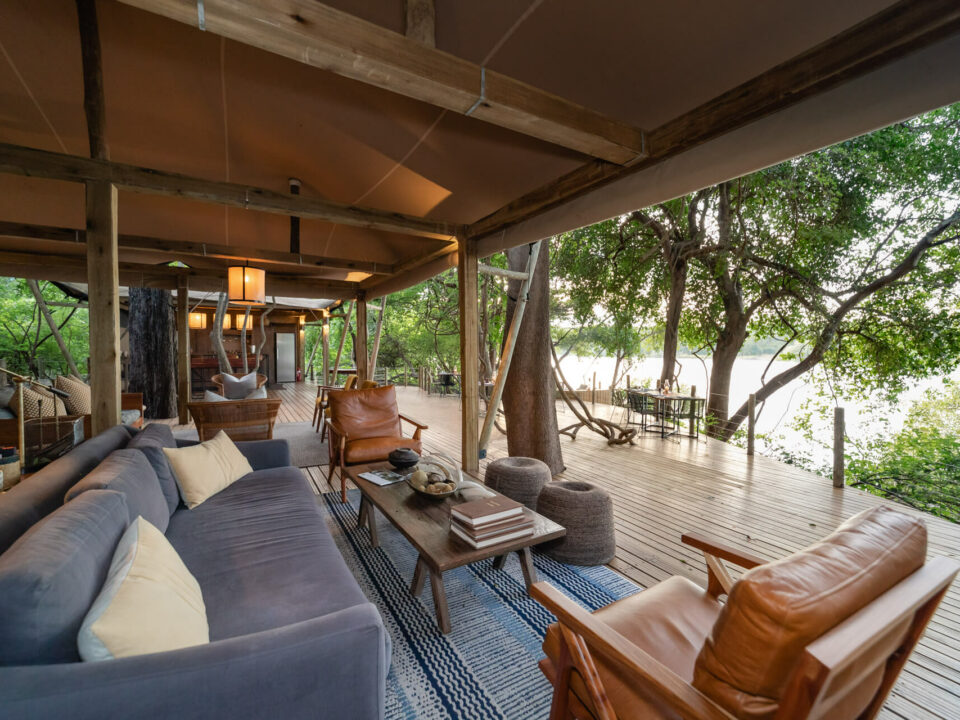 Tsowa Safari Island Main Lounge Area