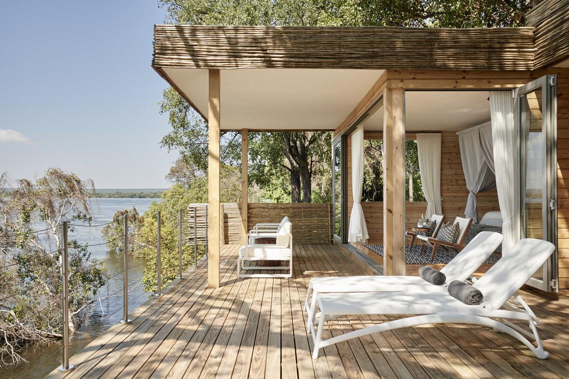 Victoria Falls River Lodge Starbed Treehouse Deck