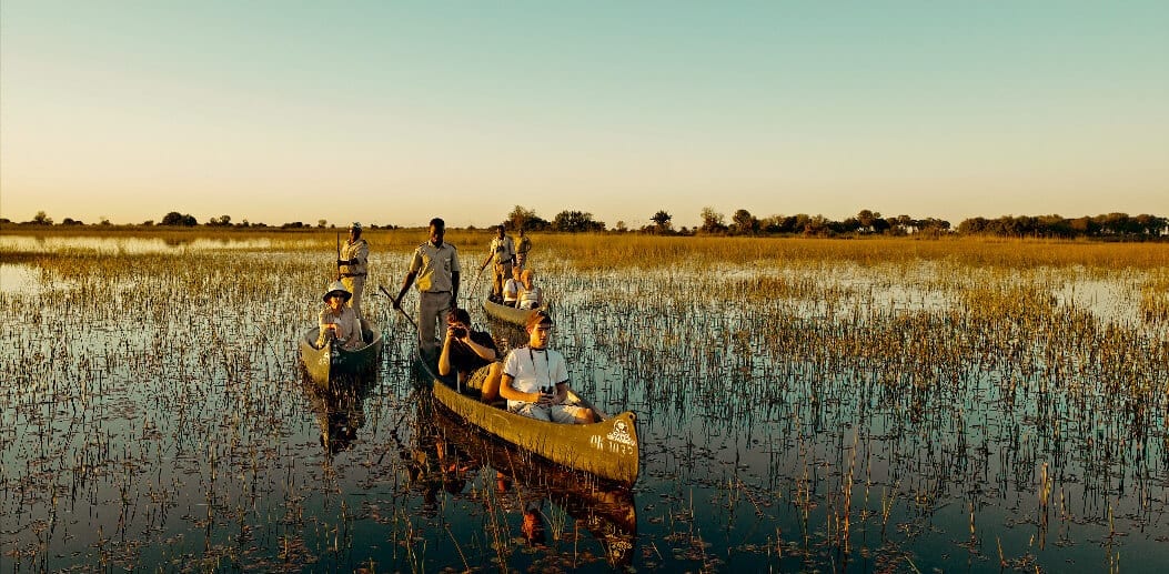 Flying the Okavango Delta Botswana